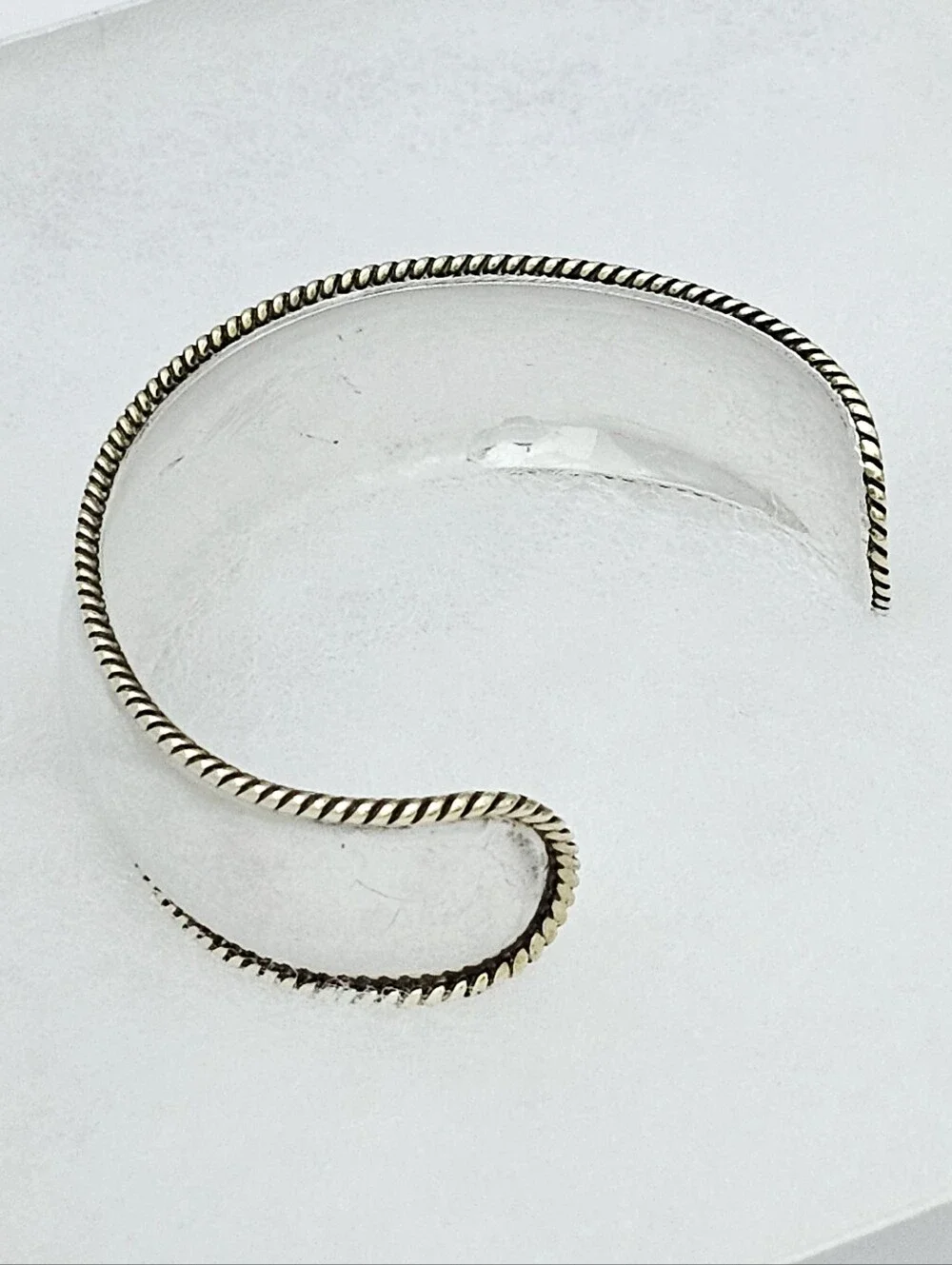 Silpada Rare Sterling Silver Braided/Twisted Brass Vintage Cuff XB168/B0168